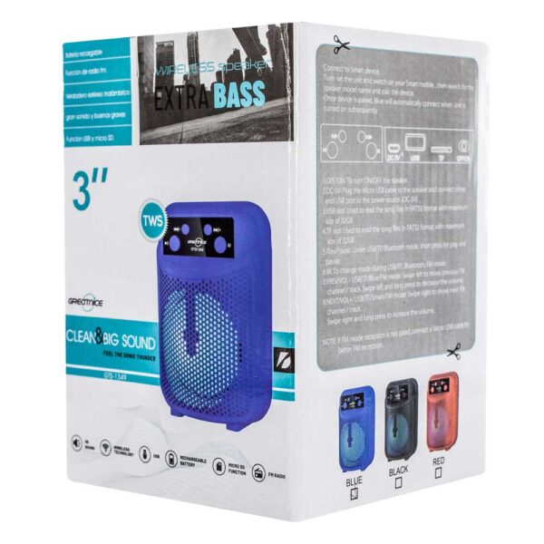 GTS 1349 Portable Wireless MP3 Speaker - Image 3