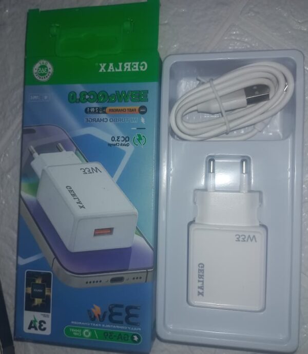 GERLAX GA-39 Super Fast Mobile Charger 33W - Image 2
